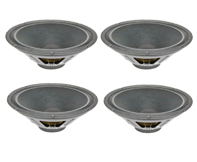 4 x Eminence ALPHA 15 8ohm 15" 200watt Speakers - BUNDLE DEAL